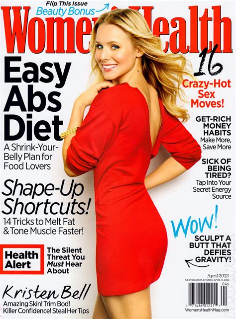 Kristen Bell In Womens Health Magazine April 2012 Issue Hawtcelebs