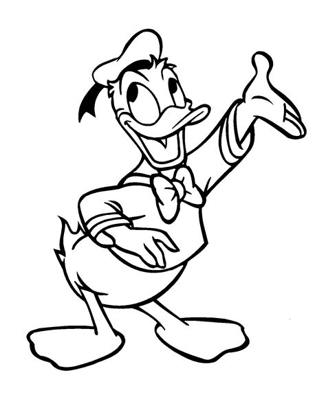 Donald for children - Donald Kids Coloring Pages