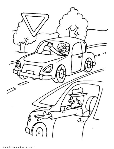 Coloring Pages Traffic Signs Coloring Home