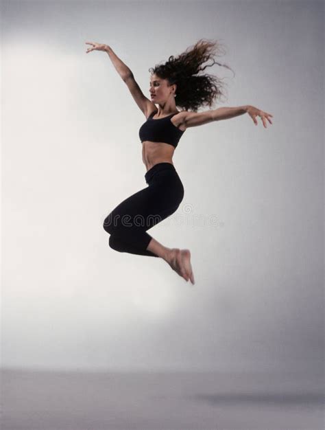 Dancer Jumping Stock Photo Image Of White Leaping Professional 59776