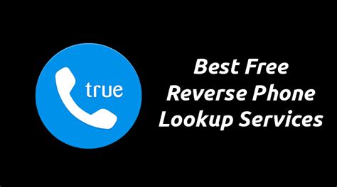 Best Free Reverse Phone Lookup