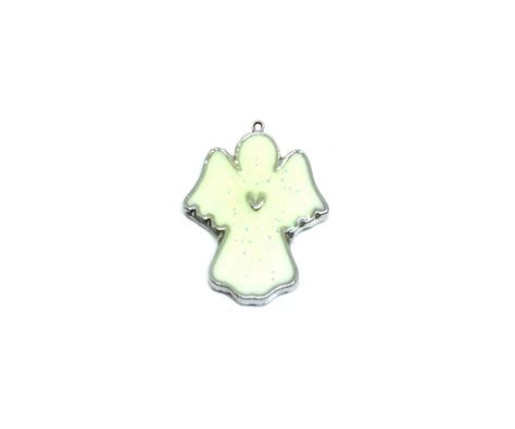 Sterling Silver Angel Enamel Charm Layra