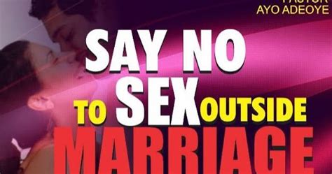 Dangers Of Sex Outside Marriage