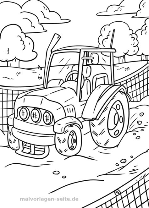 Stranica Za Bojanje Traktor Besplatne Stranice Za Bojanje