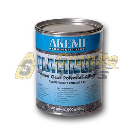 Akemi Platinum Knifegrade Ea Adhesive 900ml Usa Granite Tools
