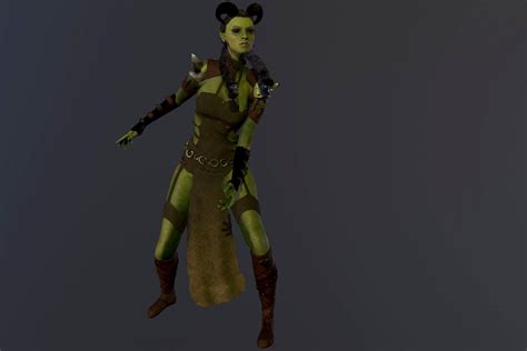 Orc Girls 3d Model