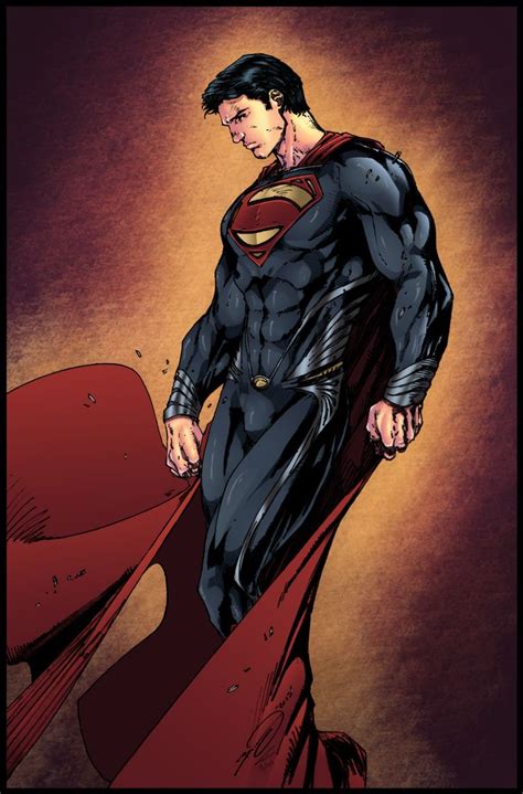 Man Of Steel By Furlani On Deviantart Man Of Steel Superman Art