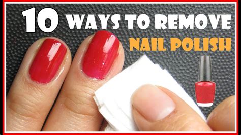 However, if you do use paint thinner, don't hold it on the surface more than about a minute, and then be sure to cl. 10 WAYS TO REMOVE NAIL POLISH WITH AND WITHOUT REMOVERS ...