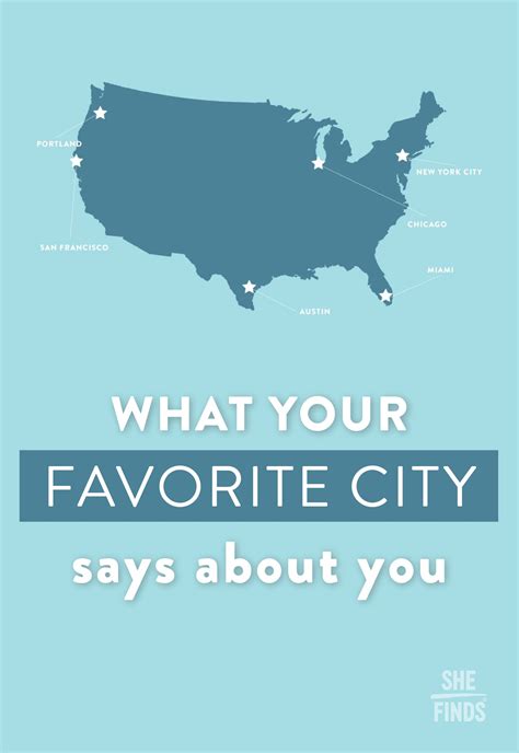 What Your Favorite City Says About You Favorite City Chicago City City