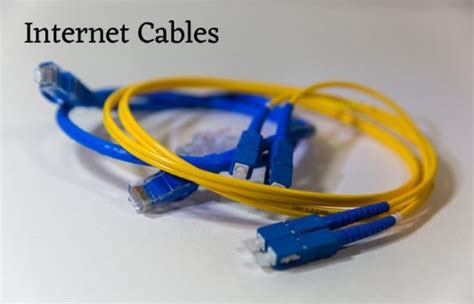 What Are The Types Of Internet Cables