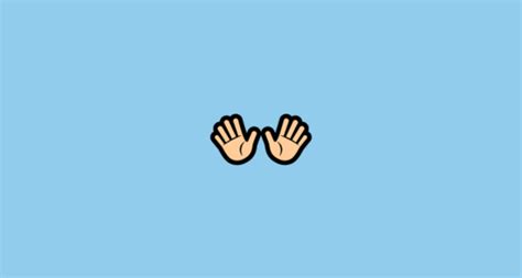 👐 Open Hands Emoji On Softbank 2014