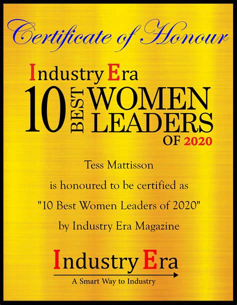 Tess Mattisson, Senior Director of Choice Hotels International, 10 Best