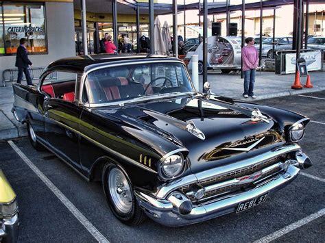 1957 Chevy Bel Air One Of Many Black 57 Chevys That Were