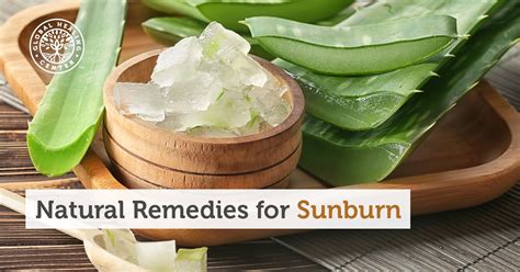 11 Natural Remedies For Sunburn