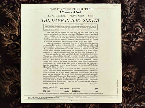 Hi Fi Hi End The Dave Bailey Sextet One Foot In The