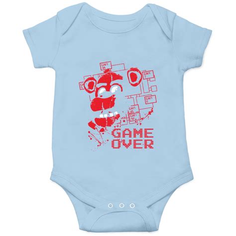 Five Nights At Freddys Pizzeria Game Over Onesies Sold By Jolyneakin