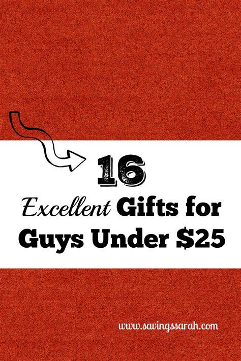 Cologne is always a great gift to give and receive, especially one as intoxicating as lucky you. 16 Excellent Gifts For Guys Under $25 - Earning and Saving ...