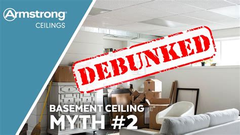 Basement Ceiling Myths Busted Myth Two 2 X 2 Ceilings Armstrong