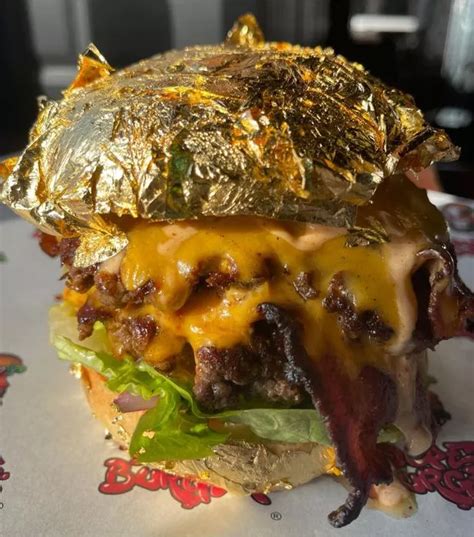 fast food chain creates 24ct gold burger that s the same price as salt bae s daily star