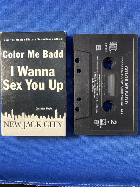 Color Me Badd I Wanna Sex You Up Cassette New Jack City Soundtrack Dr