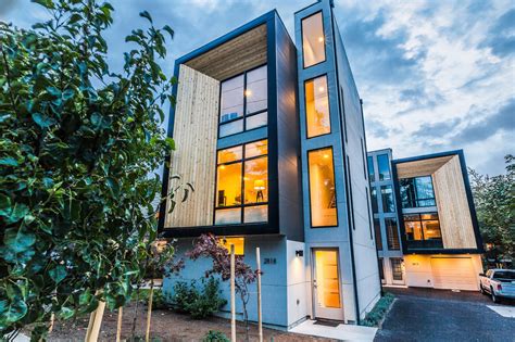 Modern Prefab Modular Townhouses Designed For Urban Living Idesignarch Interior Design
