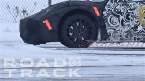 Spied Mid Engine C8 Corvette With C7 Zr1s Undergoing Cold Weather