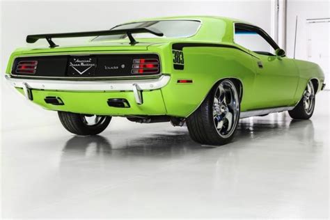 1970 Plymouth Cuda Sub Lime Green 383 Pistol Grip 4 Speed New Paint