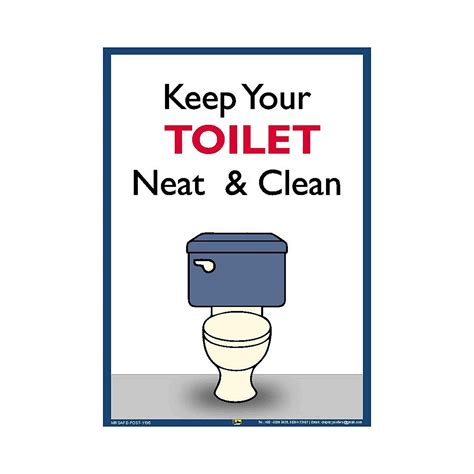 Mr Safe Keep Your Toilet Neat And Clean Poster Hygiene Poster