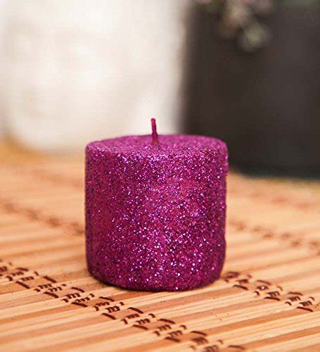 Buy Blackberry Overseas Decorative Pillar Shaped Sparkle Candle Online