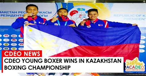 Carlo paalam personal life & career. CDeO young boxer wins in Kazakhstan boxing championship
