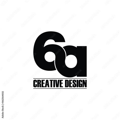 Letter 6a Logo Icon Design Vector Monogram Logo Vector Illustration