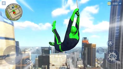 Spider Rope Hero Ninja Gangster Crime Vegas City Gameplay Trailer