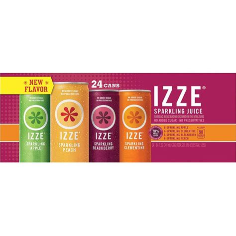 Izze Variety Sparkling Juice Beverage 2016 Fl Oz Instacart