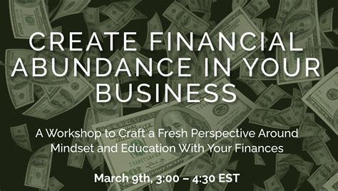 CREATE FINANCIAL ABUNDANCE IN YOUR BUSINESS - Momentum Coaching