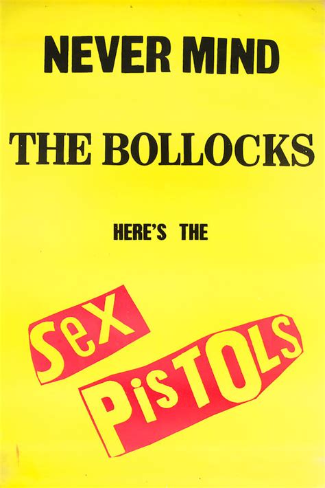 Bonhams The Sex Pistols A Large Promo Poster For The Album Never