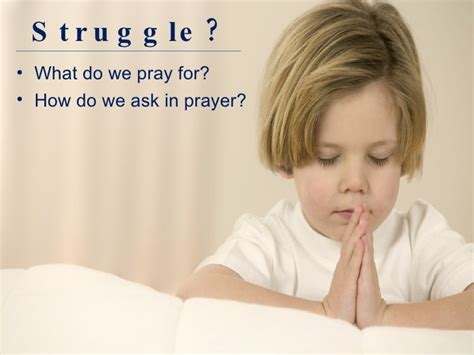 Struggle With Prayer