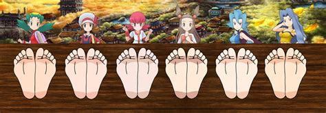 The Feet Of Pokemon Girls Johto Edition By Billybonko On Deviantart