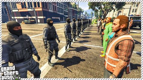 Huge Violent Protest Gta 5 Gameplay Youtube