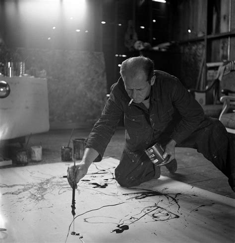 Jackson Pollock Rare Early Photos Of The Action Painter At Work