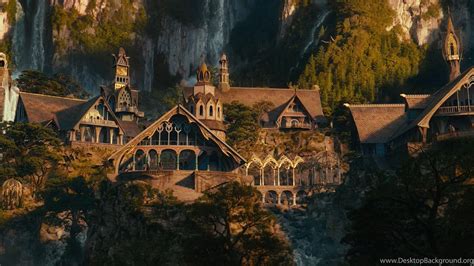 Rivendell The Lord Of The Rings Desktop Background
