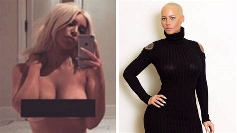 Amber Rose Defends Kim Kardashians Nude Selfies She Looked Beautiful