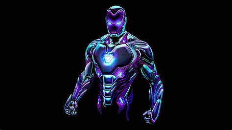 2560x1440 Neon Iron Man4k 1440p Resolution Hd 4k Wallpapers Images