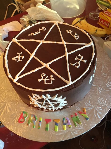 Supernatural Cake Supernatural Cake Supernatural Birthday Cake Cake