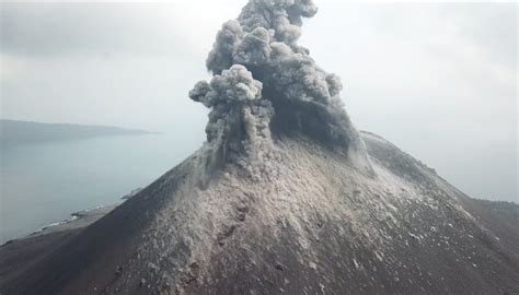 The Anak Krakatoa Volcano Has Erupted In Indonesia Sending