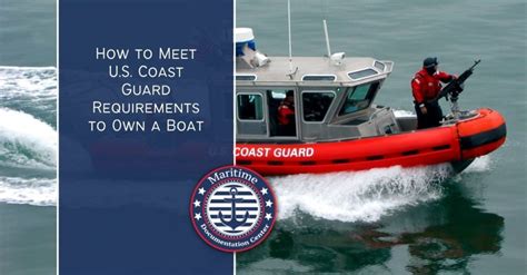 How To Meet Us Coast Guard Requirements To Own A Boat