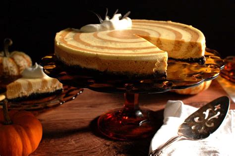 bullseye pumpkin swirl cheesecake recipe unpeeled journal