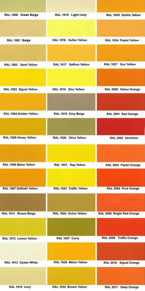 Ppg Colors Ral Colours Paint Colors Paint Color Guide Paint Color