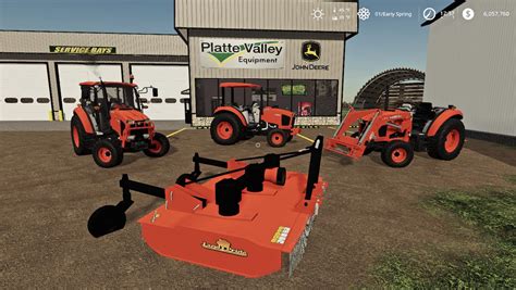 Kubota Compact Tractor Pack V10 Fs 2019 Farming Simulator 2022 Mod