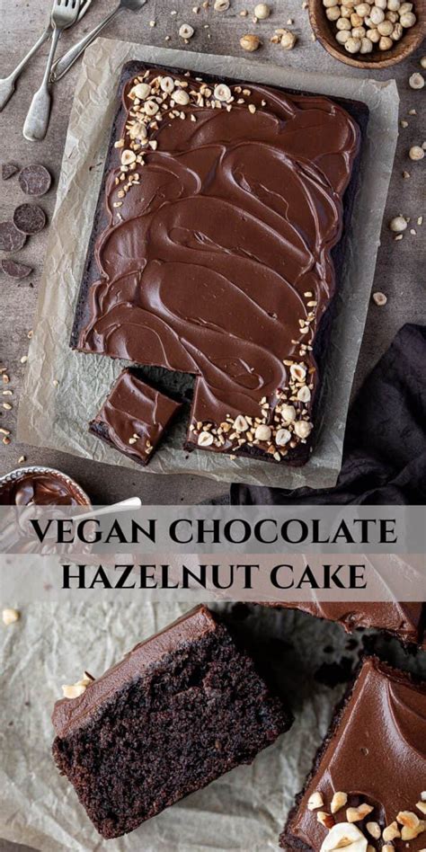 Vegan Chocolate Hazelnut Cake Domestic Gothess