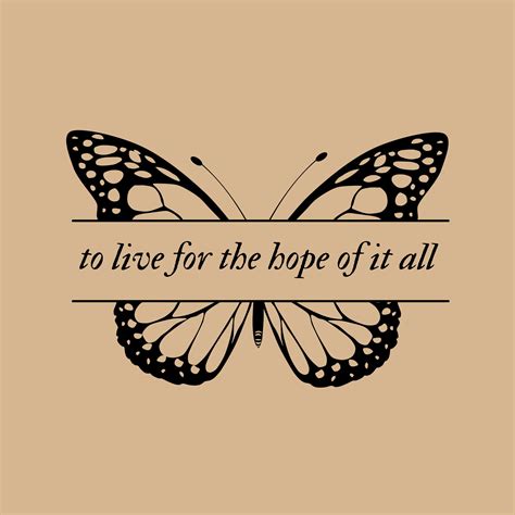 To Live For The Hope Of It All August Taylor Swift Folklore Sticker For